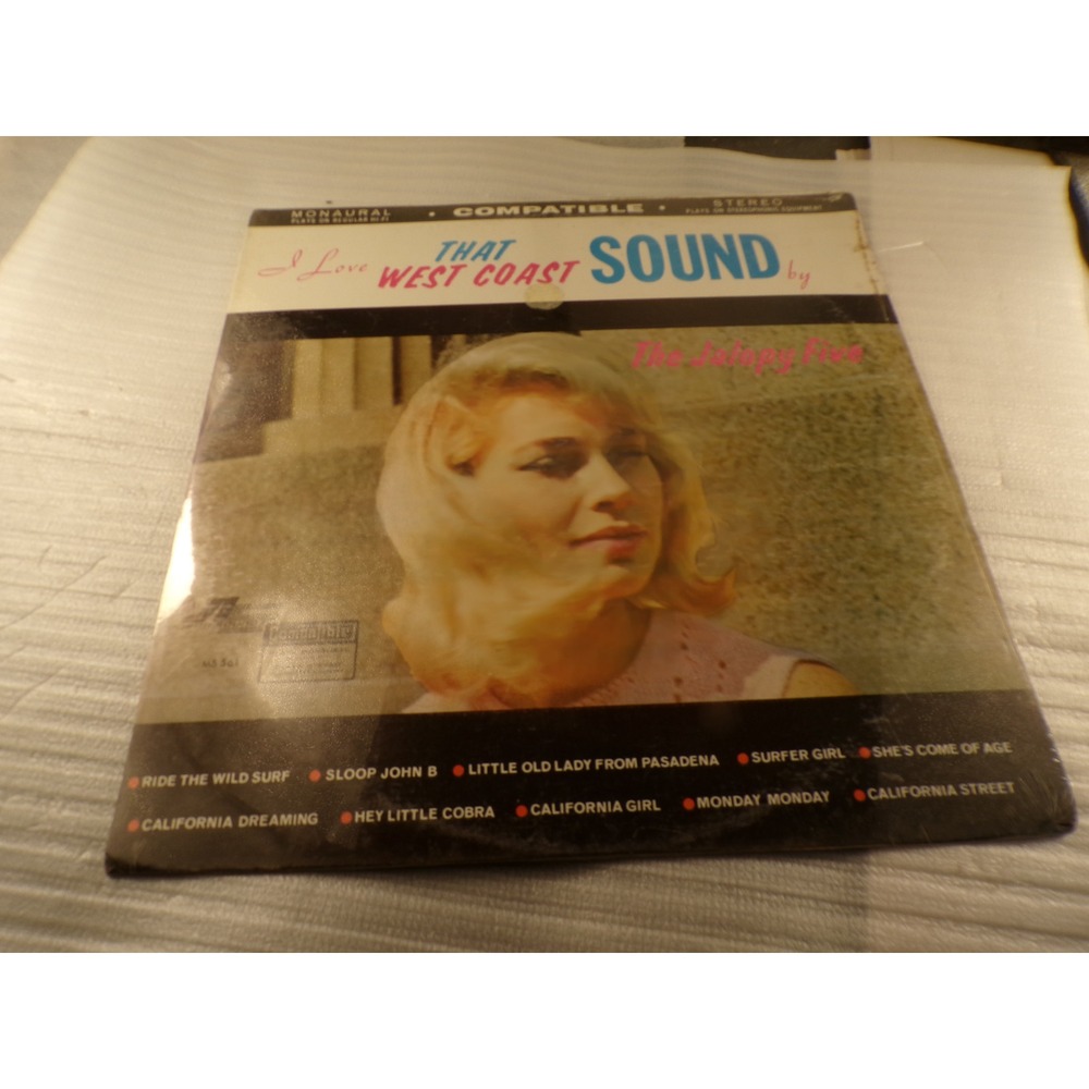 The Jalopy Five I Love That West Coast Sound Vinyl LP Modern Sound MS 561 Surf